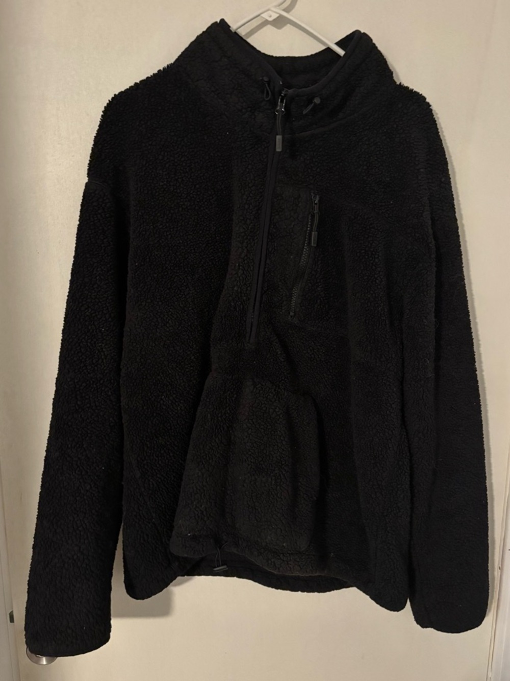 PINK Victoria's Secret Black Sherpa Jacket